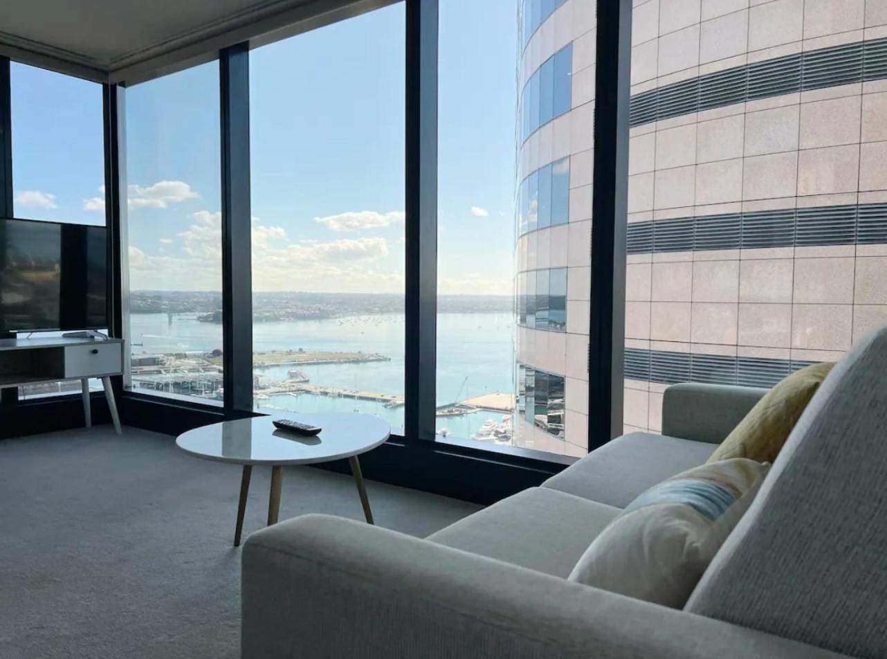 Top Floor Harbour View And Skytower View Apartment In Cbd Auckland Ngoại thất bức ảnh